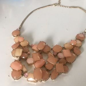 Peach Stone Necklace